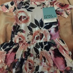 Posh Peanut skirted romper. New with tags, size 3-6 months.